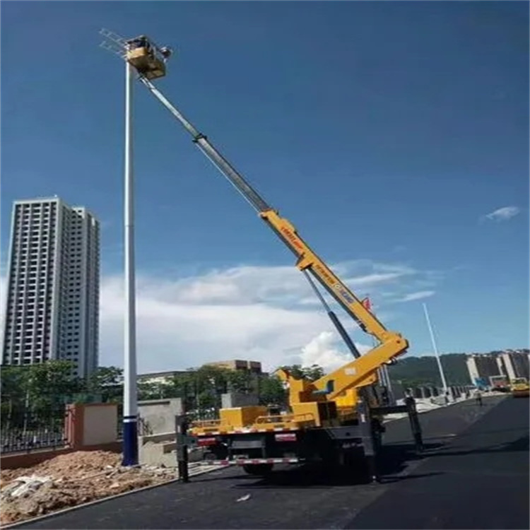 南充维修路灯的曲臂升降车出租